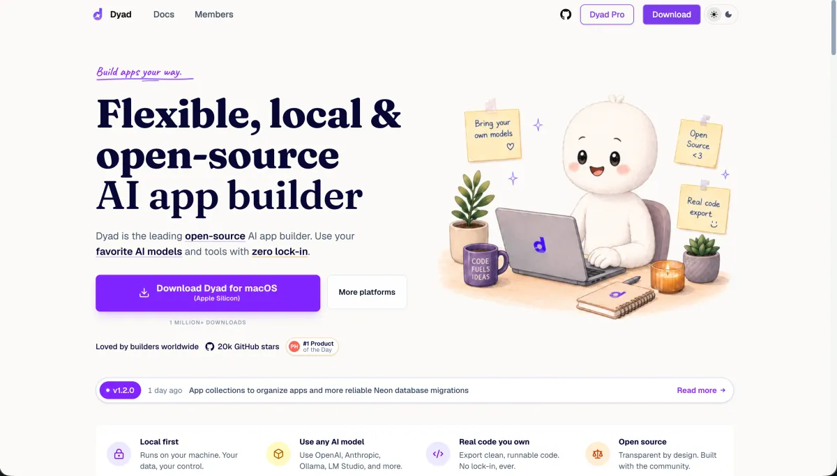 Dyad homepage